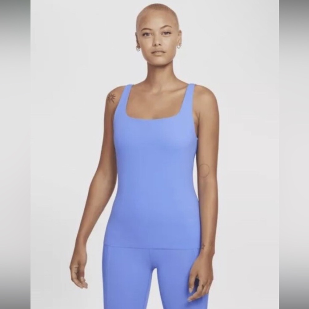 NWT Nike Yoga Plus Periwinkle Self Bra Luxe Tank Top